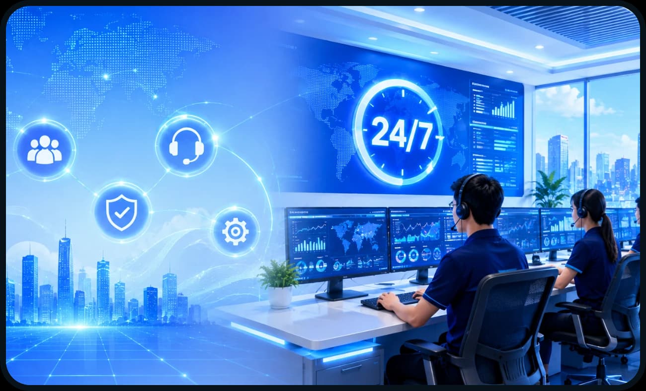Đội ngũ vận hành Data Center VNPT