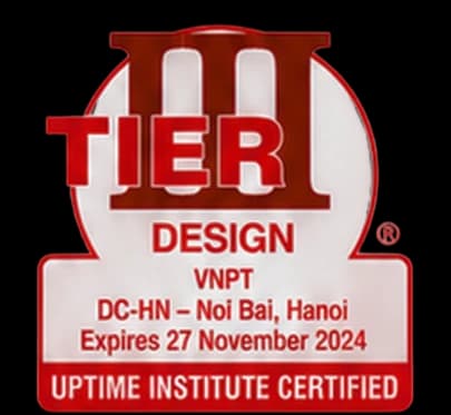 Chứng nhận Uptime Institute Tier III Design cho VNPT IDC Nội Bài
