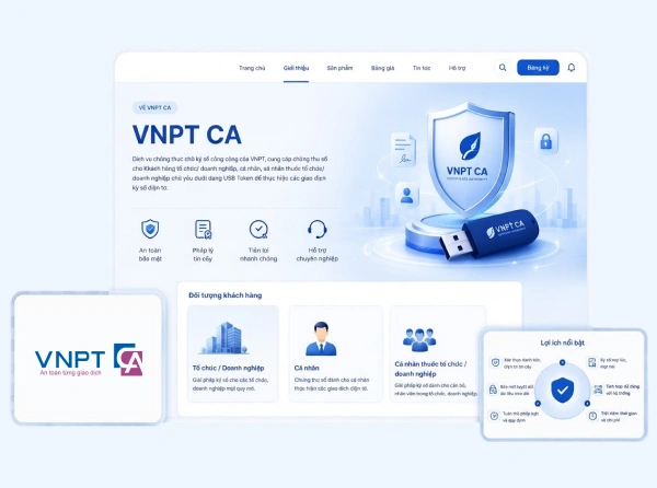Giao diện VNPT CA