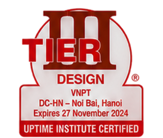 Chứng nhận Uptime Institute Tier III Design - VNPT DC-HN Noi Bai
