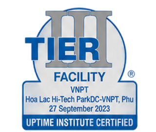 Chứng nhận Uptime Institute Tier III Facility - Hoa Lac Hi-Tech Park DC-VNPT